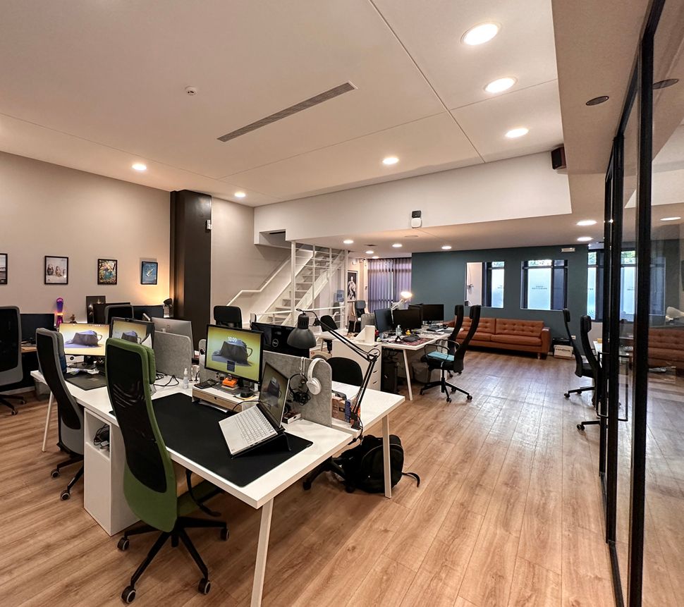The interior CG-Works office